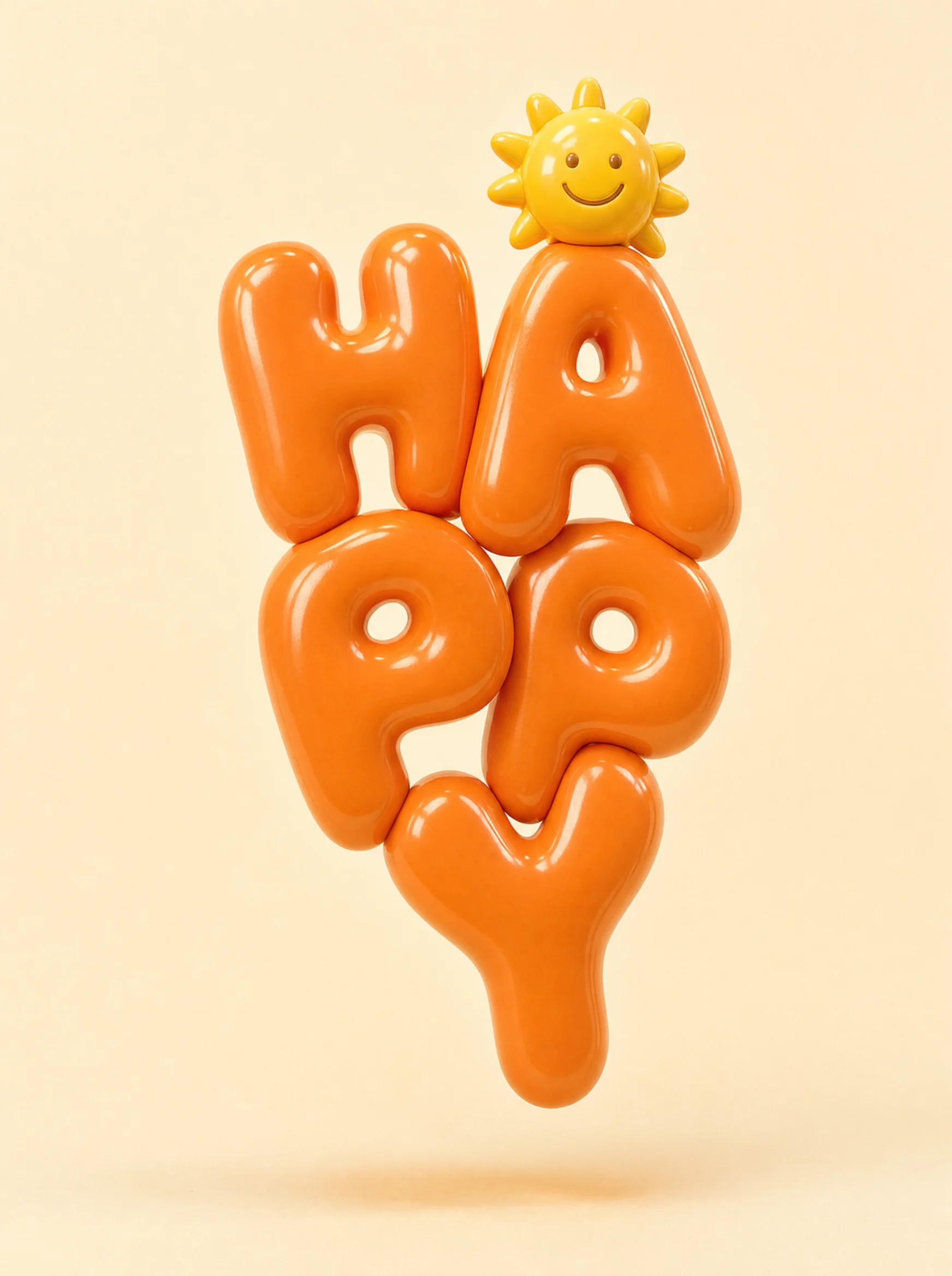 Happyoo hero — happy letters