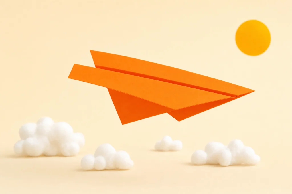 Journal — paper airplane