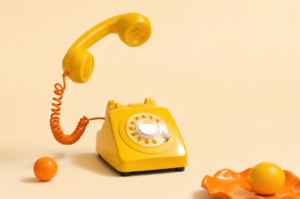 Journal — yellow telephone
